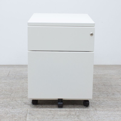 Caisson 2 tiroirs Blanc