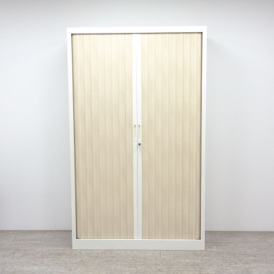 Armoire haute L120 Blanc / Érable 