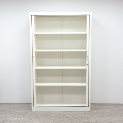 Armoire haute L120 Blanc / Érable 