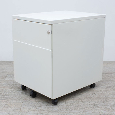 Caisson 2 tiroirs d'occasion Blanc