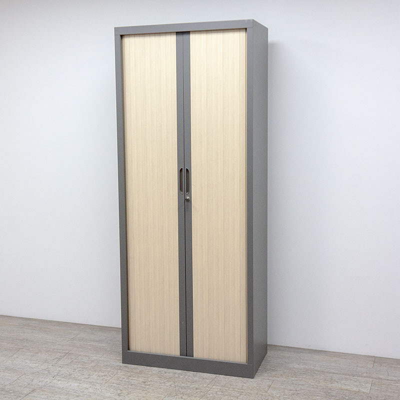 Haute L80 Gris foncé / Chêne Clair