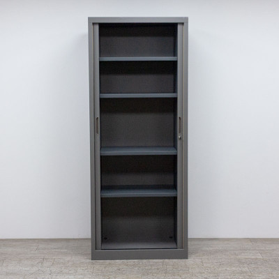 Haute L80 Gris foncé / Chêne Clair