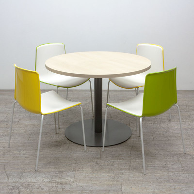 Table ronde Ø100 Bouleau