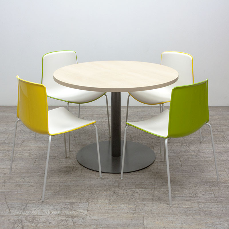 Table ronde Ø100 Bouleau