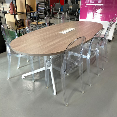 Table de réunion ovale L240