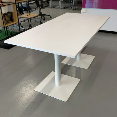Table de réunion L160 Blanc