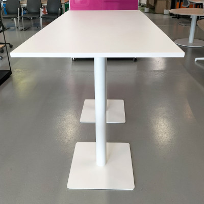 Table Haute L160 Blanc