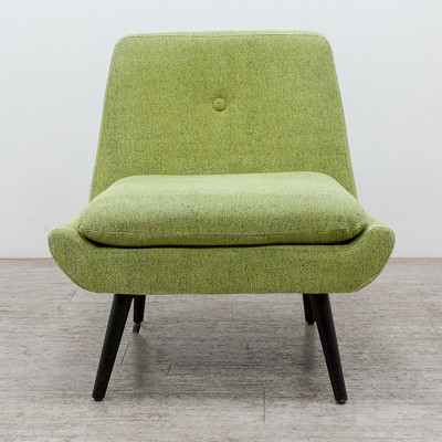 MADE Jonny Fauteuil tissu Vert