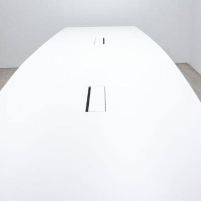 Grande table de réunion L410 Blanc