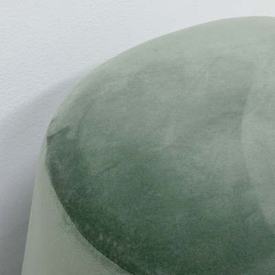 Pouf en velours Vert