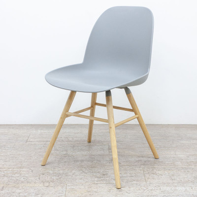 Chaise Zuiver Gris / Bois