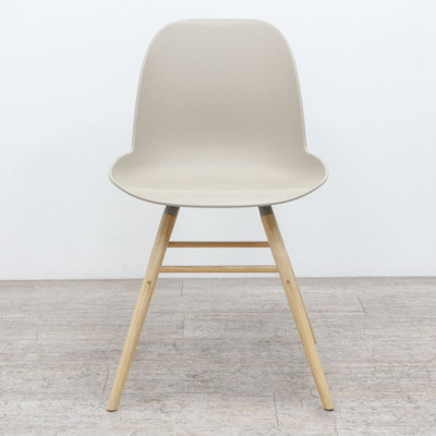 Chaise Zuiver Beige / Bois