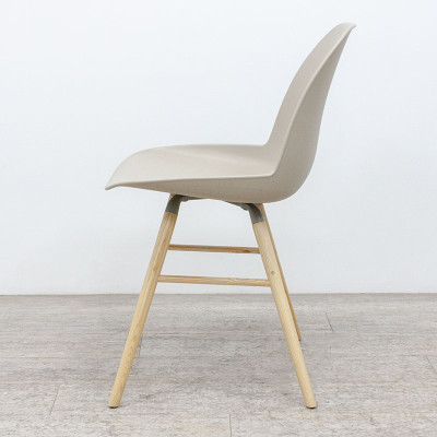 Chaise Zuiver Beige / Bois