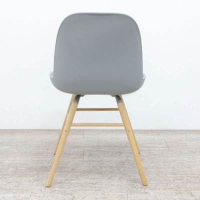 Chaise Zuiver Gris / Bois