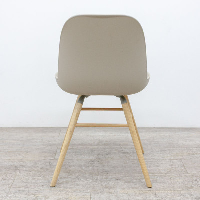 Chaise Zuiver Beige / Bois