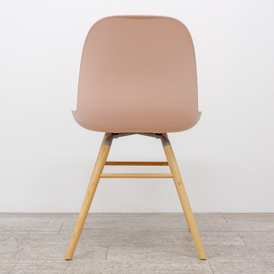 Chaise Zuiver Rose / Bois