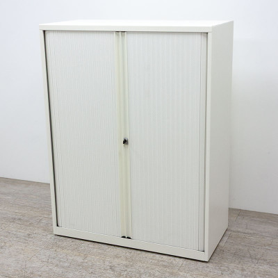 Armoire mi-haute L100 Blanc