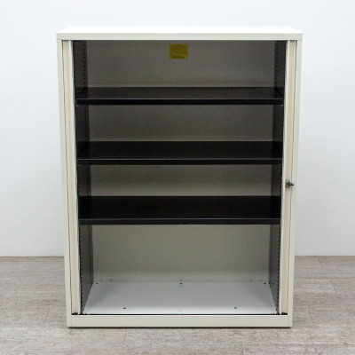 Armoire mi-haute L100 Blanc