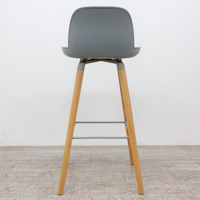 Tabouret Zuiver Gris / Bois