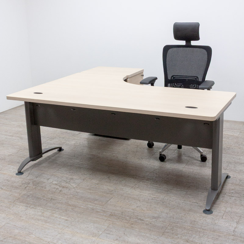 Caisson+plan compact Droite Chêne