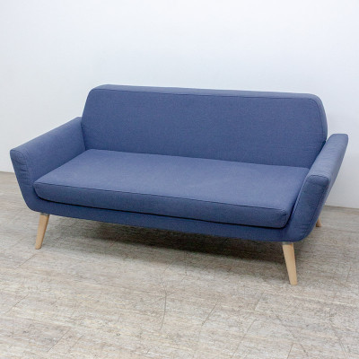 SOFTLINE Canapé Scope en tissu Bleu
