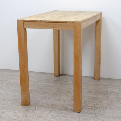 Table haute L130 en bois massif