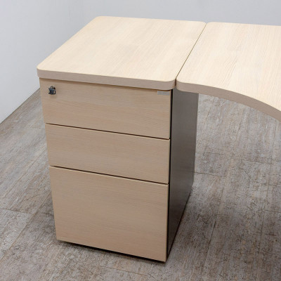 Caisson+plan compact Gauche Chêne