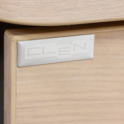 Caisson+plan compact Droite Chêne