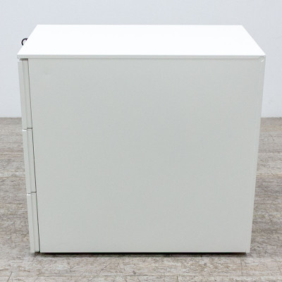 Caisson slim 3 tiroirs blanc