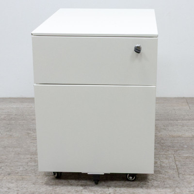 Caisson 2 tiroirs blanc