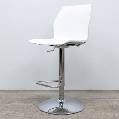 KASTEL Kalea Tabouret Blanc / Bleu