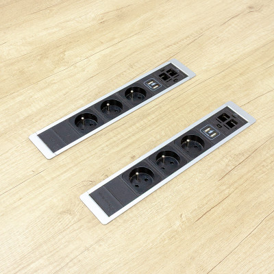 BURONOMIC Table L200 Chêne