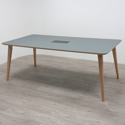 Table L200 Vert / Bois