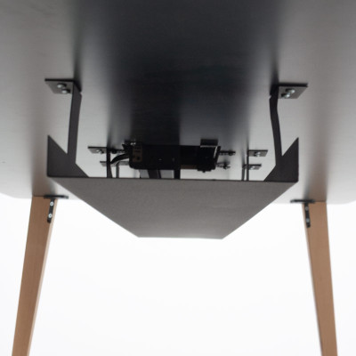 Table L200 Vert / Bois