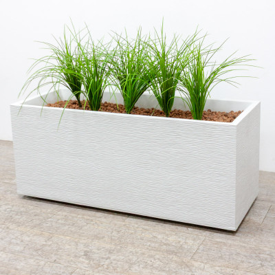 Bac à plantes artificielles Gris