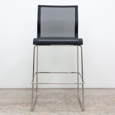 ICF Stick Stool Noir / Chromé