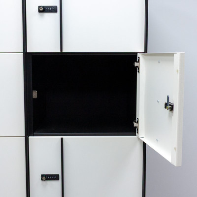 Vestiaire 10 cases Noir /Blanc