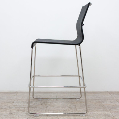 ICF Stick Stool Noir / Chromé