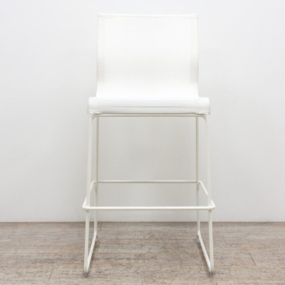 ICF Stick Stool Blanc / Chromé