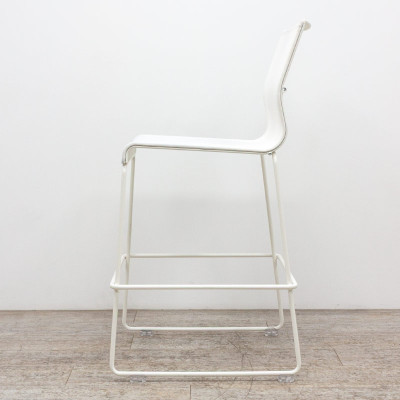 ICF Stick Stool Blanc / Chromé