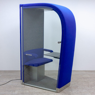 Cabine de confidentialité Bleu F.