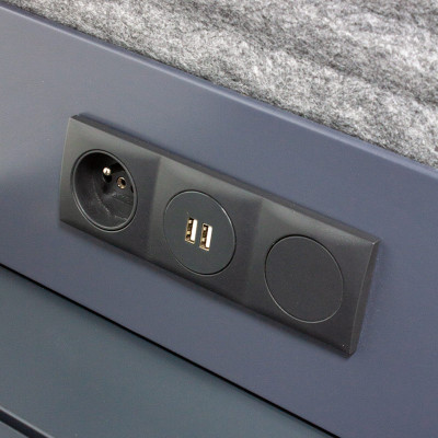 Cabine de confidentialité Bleu