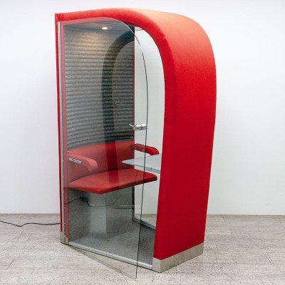 Cabine de confidentialité Rouge