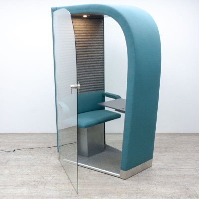 Cabine de confidentialité Turquoise