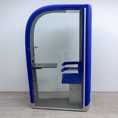 Cabine de confidentialité Bleu F.