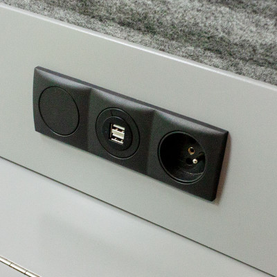 Cabine de confidentialité Rouge