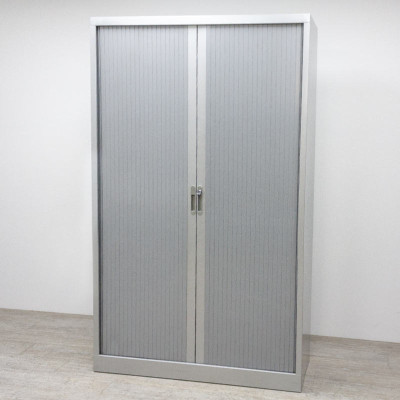 Armoire Haute L120 Gris Alu / Gris