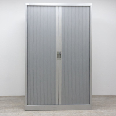 Armoire Haute L120 Gris Alu / Gris