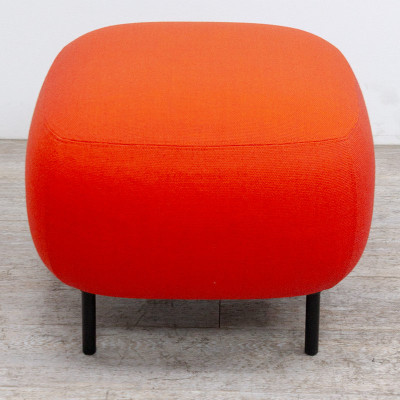 PEDRALI Buddy pouf en tissu Orange