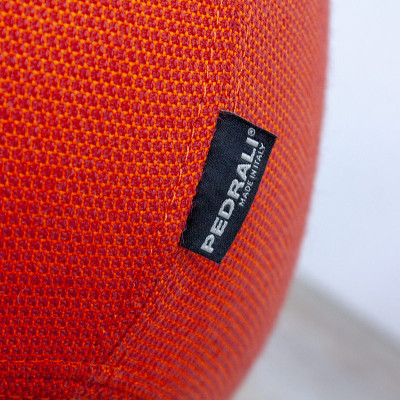 PEDRALI Buddy pouf en tissu Orange